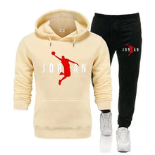 Fashionable Hooded Pullover + Jogging Pants Set