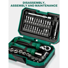 40-in-1 Screwdriver Wrench Kit Sleeve Set Ratchet