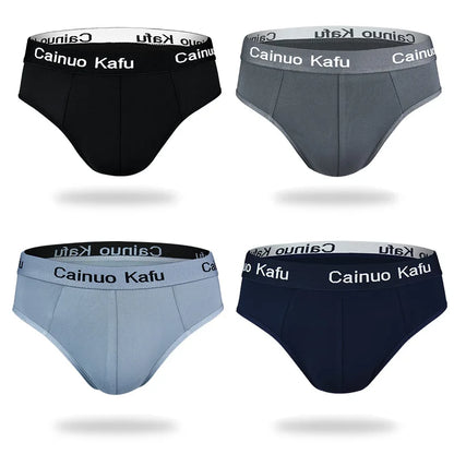 1/3Pcs Men's Breathable Bulge Pouch Briefs - Soft Elastic Plus Size Underwear