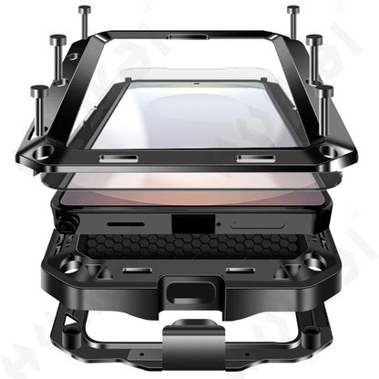 Heavy-Duty 360° Full-Body Armor Metal Phone Case