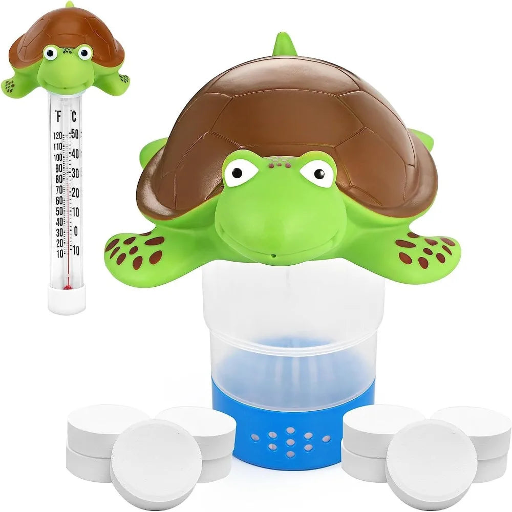 Turtle Shaped Creative Durable Pool Floater Chlorine Dispenser