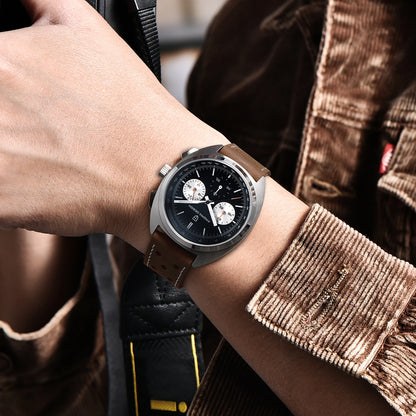 Pagani Design Men's Luxury Quartz Chronograph Watch – Retro Dial Clock