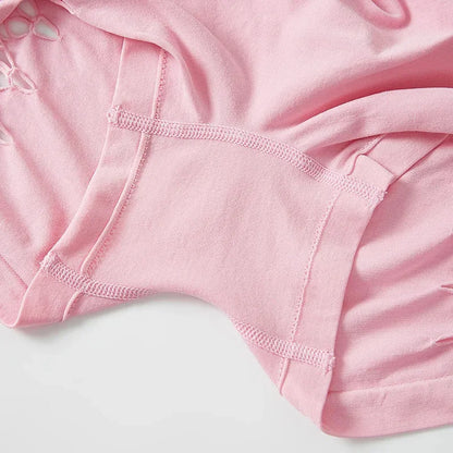 Women's Hollow-Out Knit Boyshort Panties