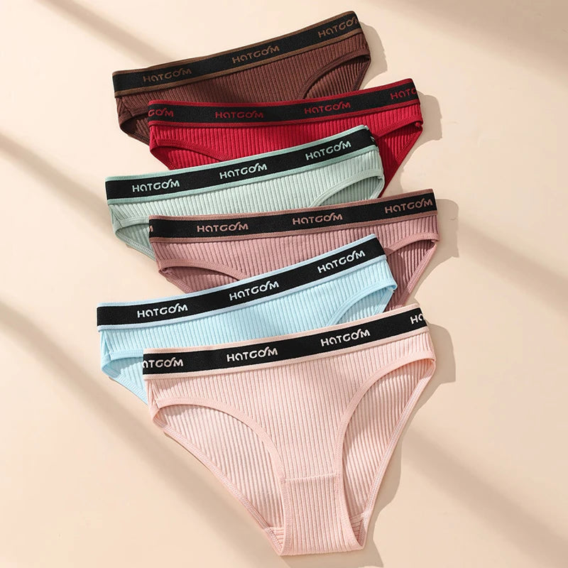 6Pcs Cotton Soft Briefs