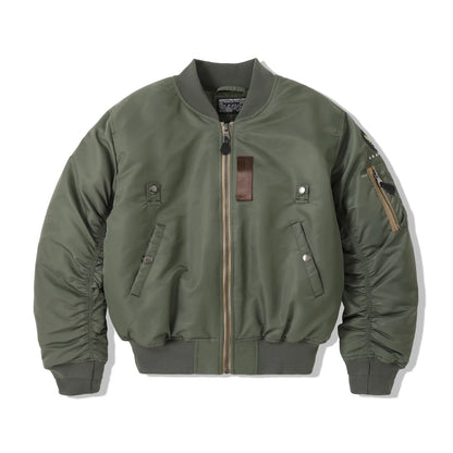 Men's Vintage Military Flight Bomber Jacket