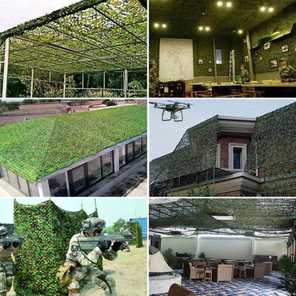Multi-Purpose Military Camouflage Netting for Outdoor Shade & Decor