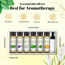 EUQEE 6 Bottles Essential Oils Set