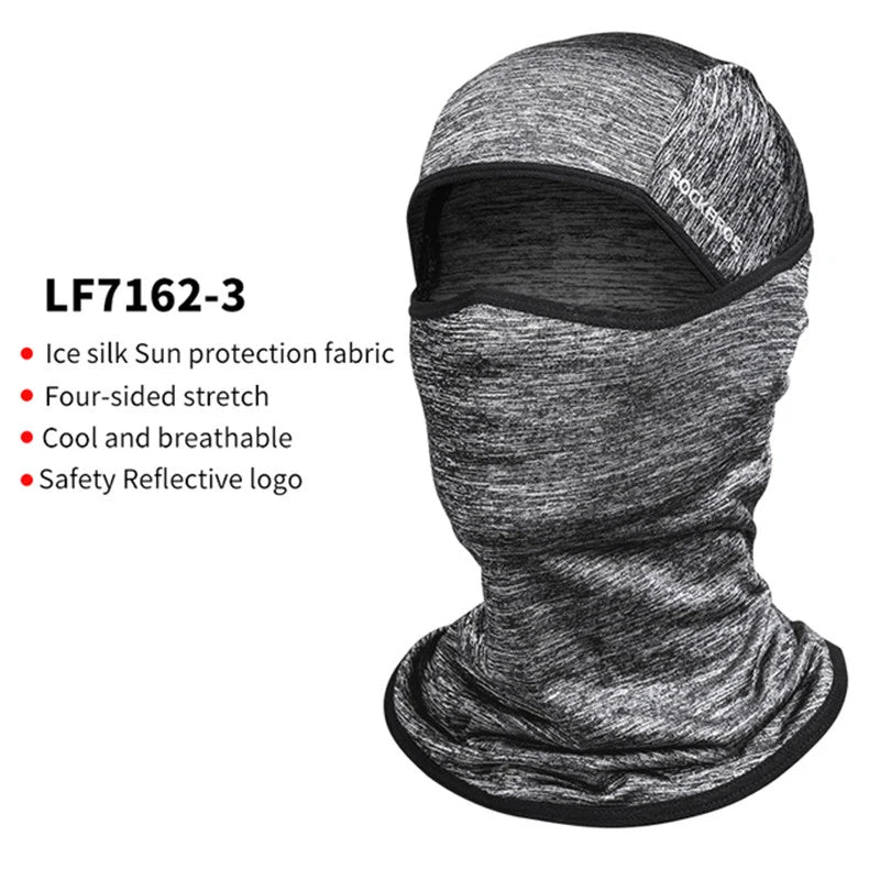 ROCKBROS Summer UV Protection Ice Silk Cycling Balaclava Mask