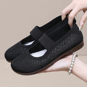 Lightweight Soft Bottom Flat Soled Slip-on Shoes