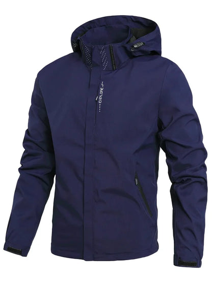 Men's Casual Outdoor Lightweight Zip-Up Jacket
