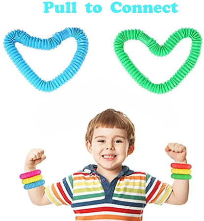 8Pack Large Pop Tubes Fidget Sensory Toy