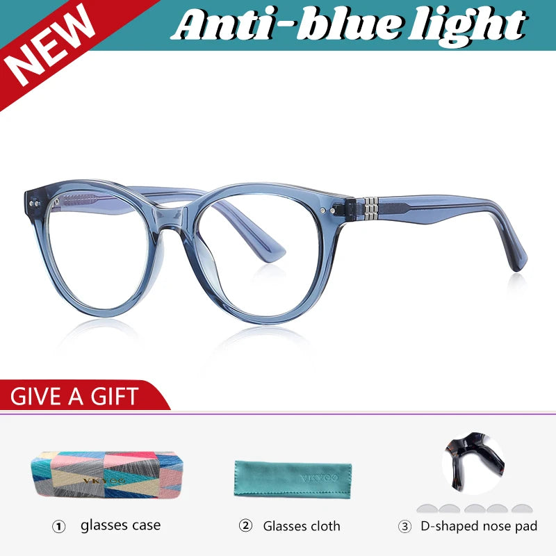 VICKY Round TR90 Frame Reading Glasses