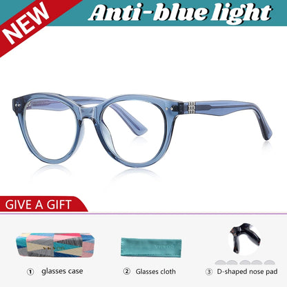 VICKY Round TR90 Frame Reading Glasses