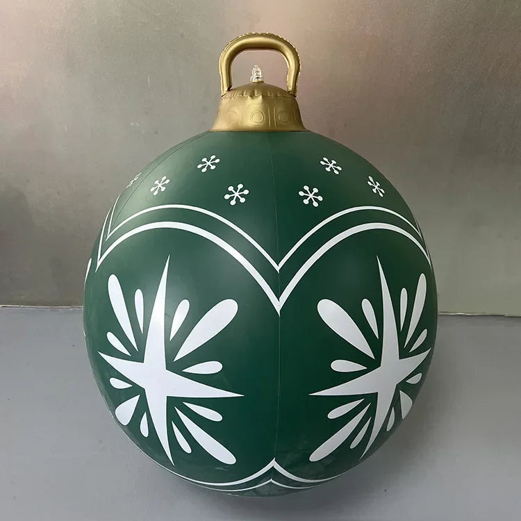 60CM Giant Outdoor Inflatable Christmas Ball Ornament