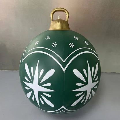 60CM Giant Outdoor Inflatable Christmas Ball Ornament