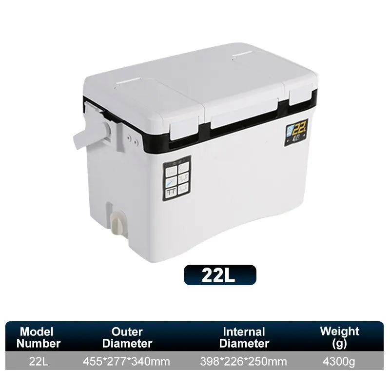 Portable Insulated Fishing Cooler & Tackle Box
