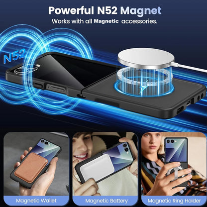 Magnetic Wireless Charging Case for Samsung Galaxy Z Flip 7