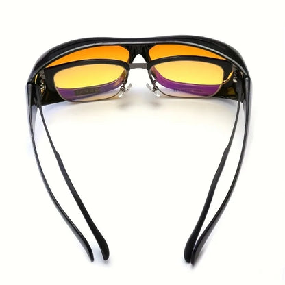 ERIKOLE Classic Rectangle UV400 Sunglasses - Unisex Retro Driving & Travel Shades