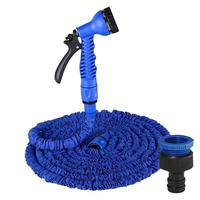 Expandable Garden Hose with 7-Function Nozzle