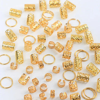 80pcs Dreadlock Hair Beads