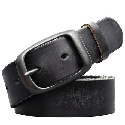 Genuine Leather Automatic Buckle Belt