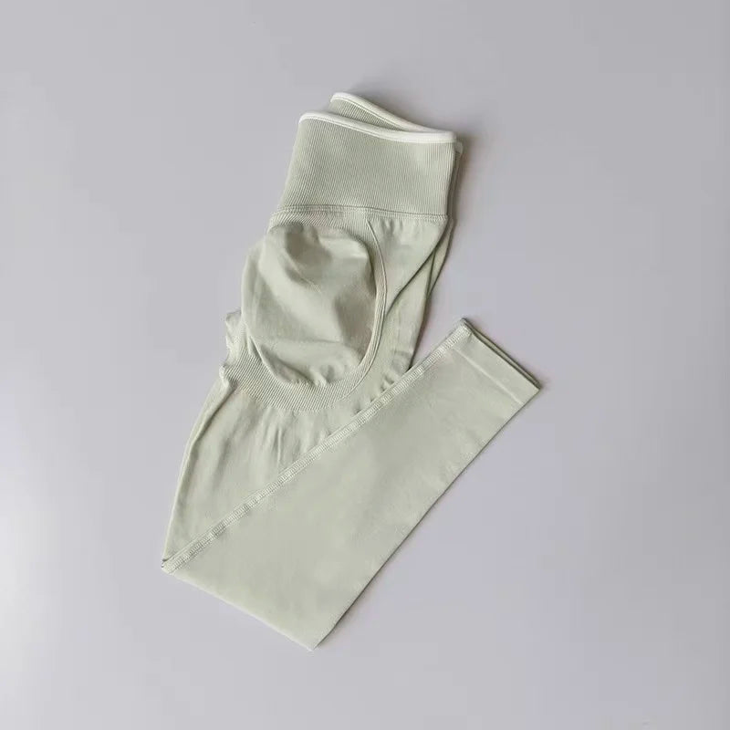 High-Waist Seamless Active Leggings
