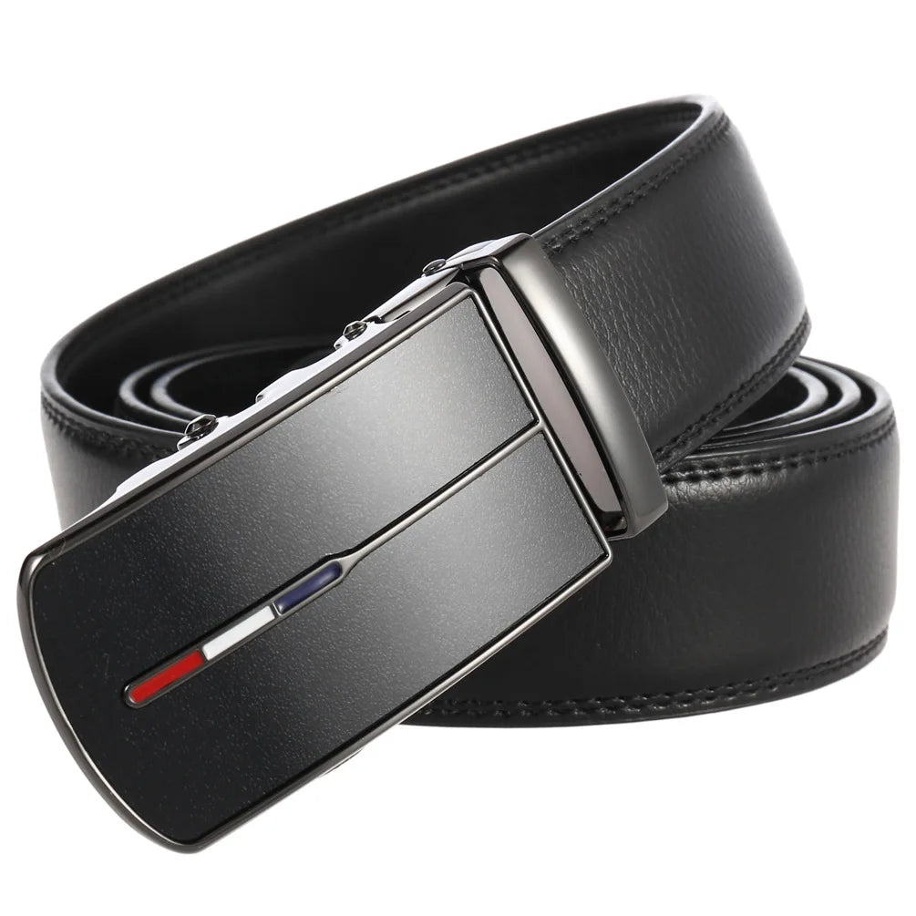 Leather Automatic Buckle Designer Belt
