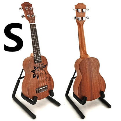 21-Inch Soprano Ukulele Starter Kit - Mahogany Wood & Nylon Strings