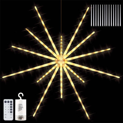 Hanging Firework LED Fairy String Lights with Remote (8 Modes)