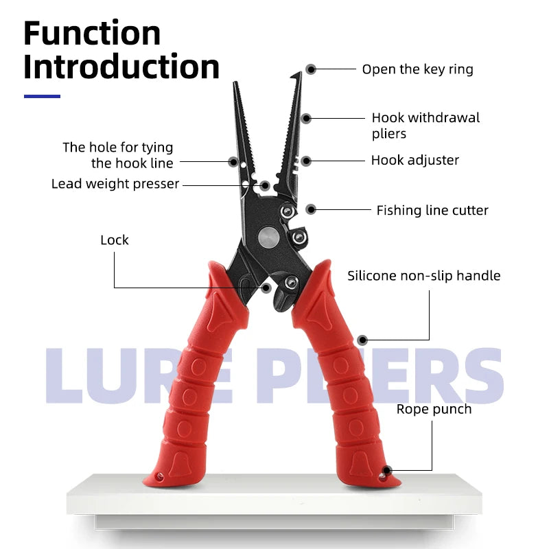 Stainless Steel Multi-functional Fishing Pliers