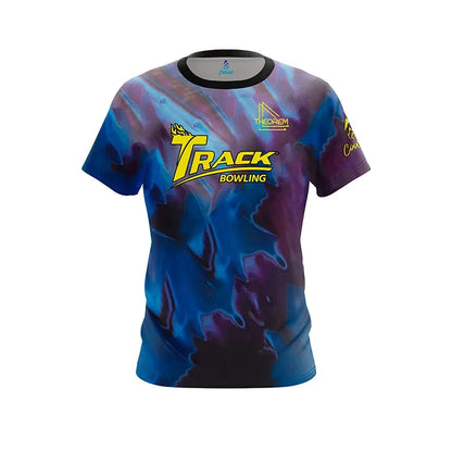 Track Tornado Lightning Storm Performance Bowling Jersey