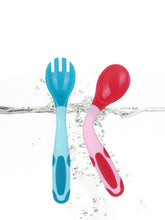 Bendable Baby Temperature Sensing Spoon & Fork