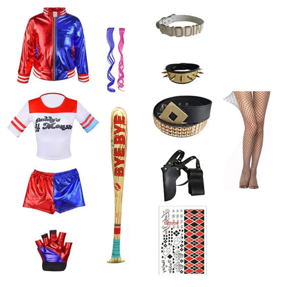 Women’s Superhero Cosplay Bodysuit – Full Body Stretch Jumpsuit Costume