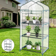 Garden Greenhouse 4 Tier Walk-in Green House Without Iron Frame