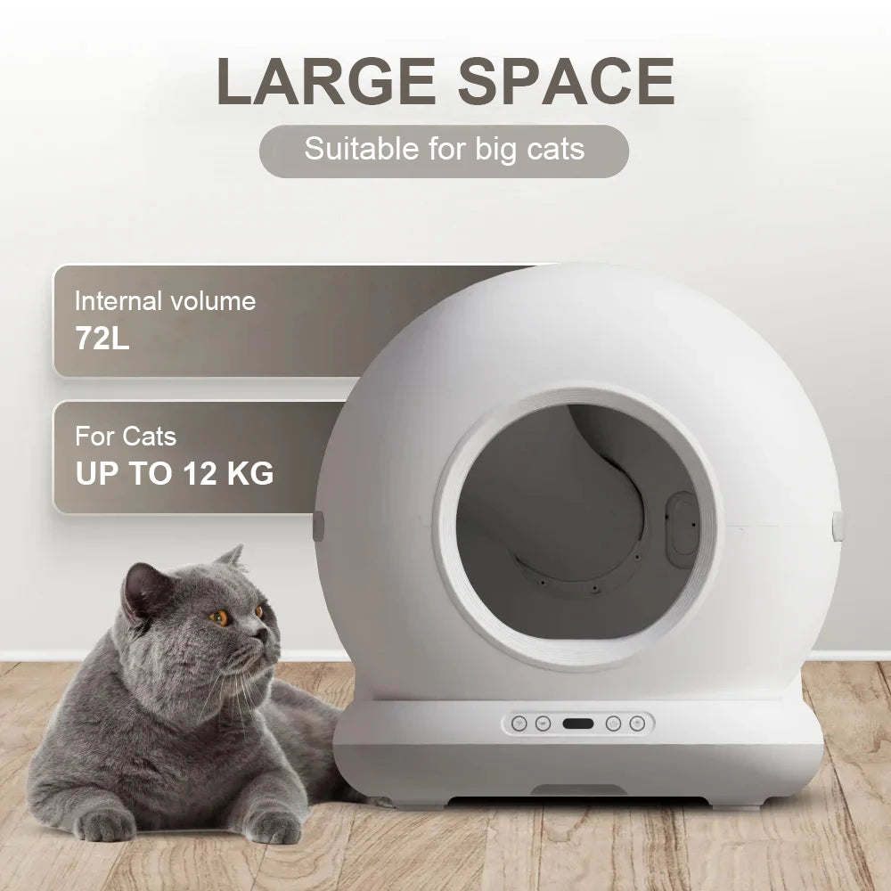 Large Capacity Automatic Cat Litter Box