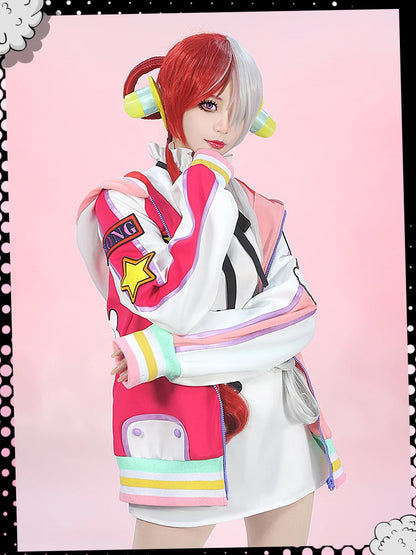 Anime One Piece Uta Cosplay Costume Set