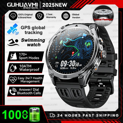 T-Rex 3 Ultra GPS Smartwatch with 1000mAh Battery and 10ATM Waterproofing