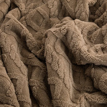 Warm Wool Sherpa Thick Fluffy Blanket