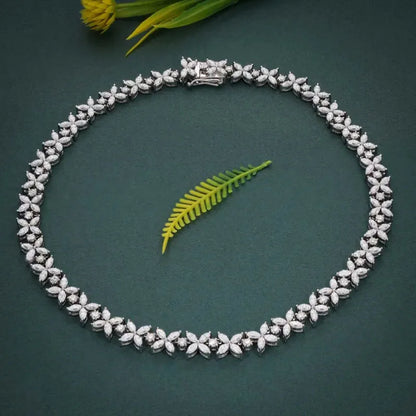 19.4CTW Marquise & Round Lab Grown Diamond Statement Pendant Necklace (14K White Gold / Platinum)