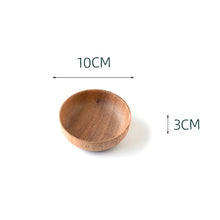 Round Wooden Dinner Plates