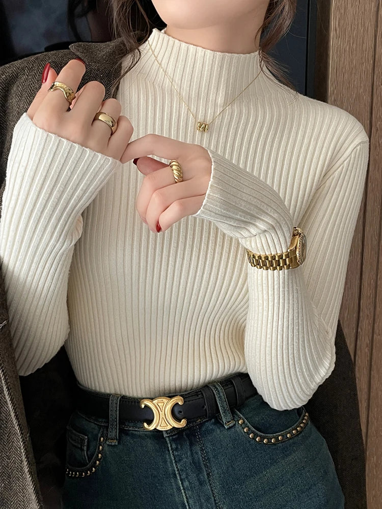 Pullover Casual Turtleneck Sweater