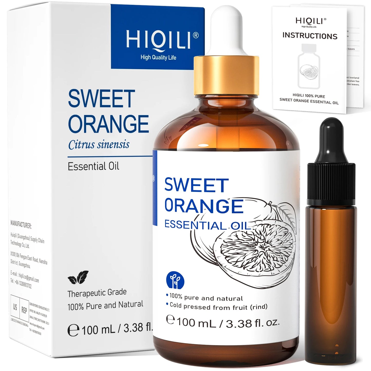 HIQILI 100% Pure 100ml Essential Oil