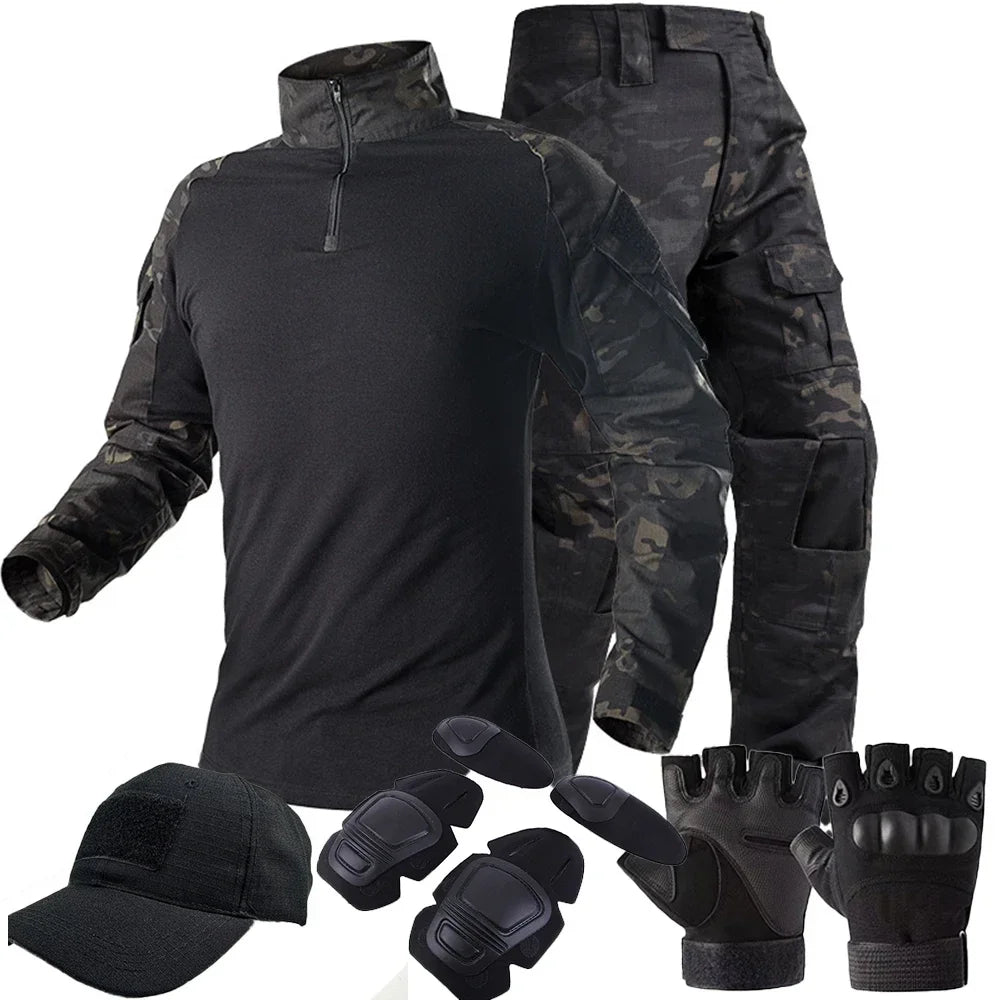 Men's Tactical All-Terrain Outdoor Uniform Suit Set