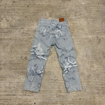Baggy Retro High Street Cupids Jeans