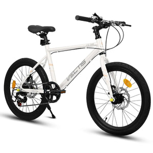 20" Kids 7-Speed Bike with Steel Frame and Dual Disc Brakes