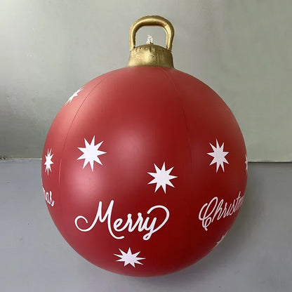 60CM Giant Outdoor Inflatable Christmas Ball Ornament