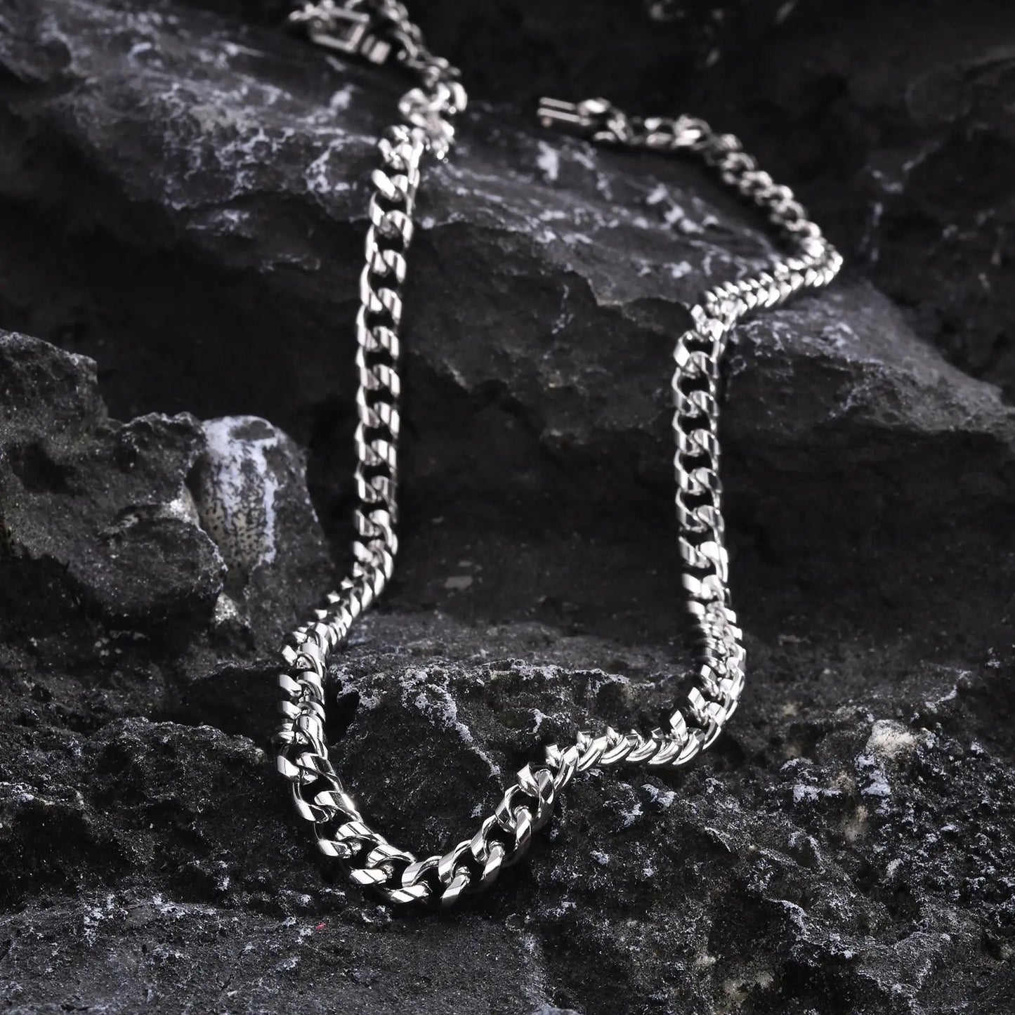 Vnox Steel Cuban Chain Necklace