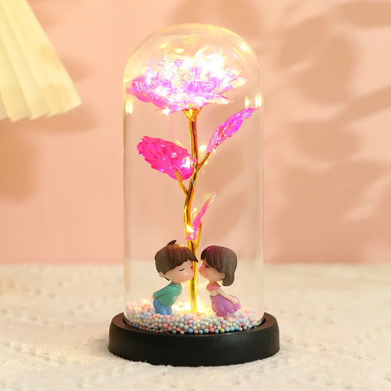 Valentines Day Eternal Rose LED Light