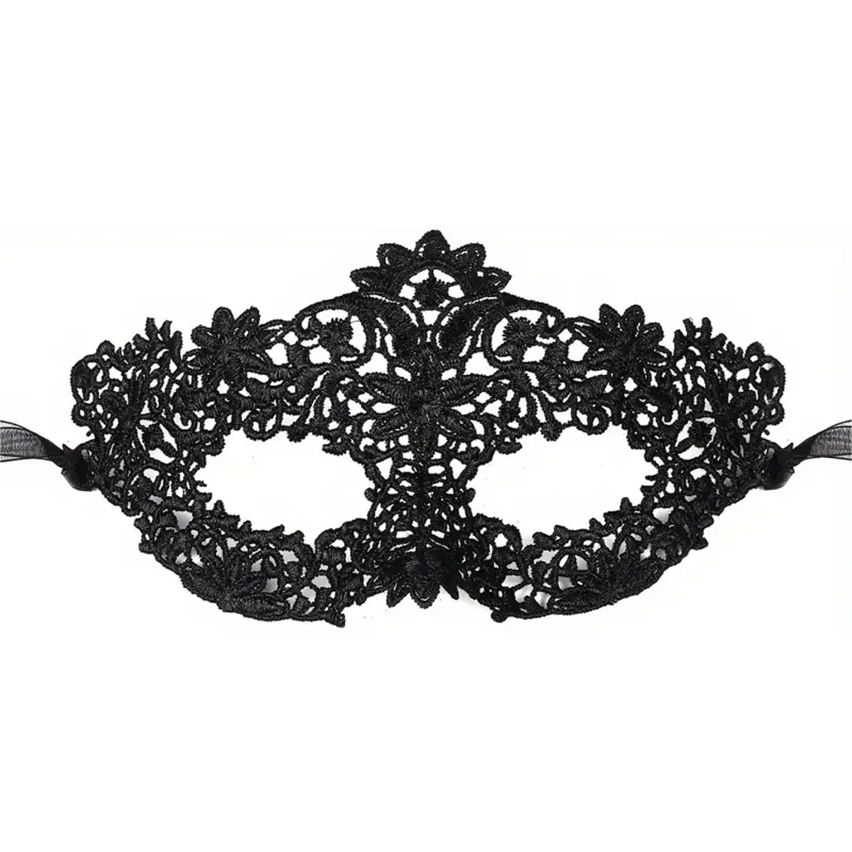 2-Piece Venetian Lace & Matte Masquerade Mask Set for Couples