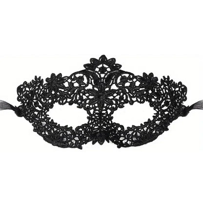 2-Piece Venetian Lace & Matte Masquerade Mask Set for Couples